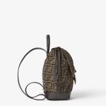 FENDI Backpack Brown FF jacquard fabric backpack - Image 3